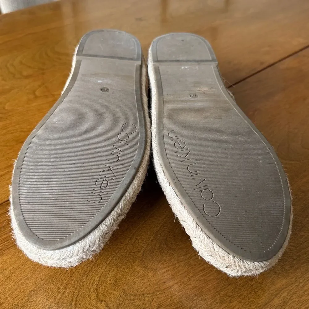 Calcin Klein espadrille flats